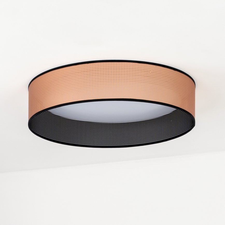 Duolla - LED-Deckenleuchte ROLLER LED/24W/230V d 45 cm kupfern/schwarz