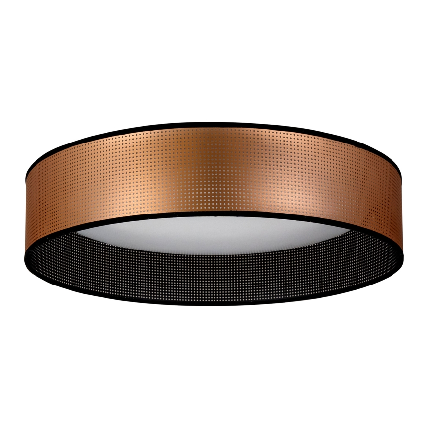 Duolla - LED-Deckenleuchte ROLLER LED/24W/230V d 45 cm kupfern/schwarz