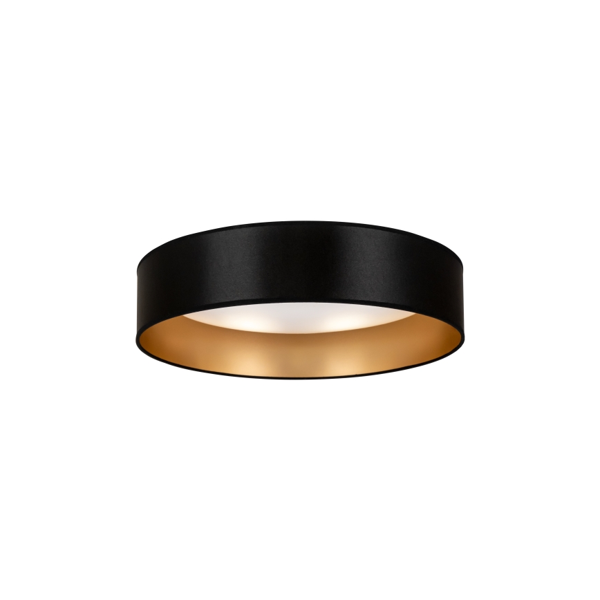 Duolla - LED-Deckenleuchte ROLLER LED/24W/230V d 45 cm schwarz/golden