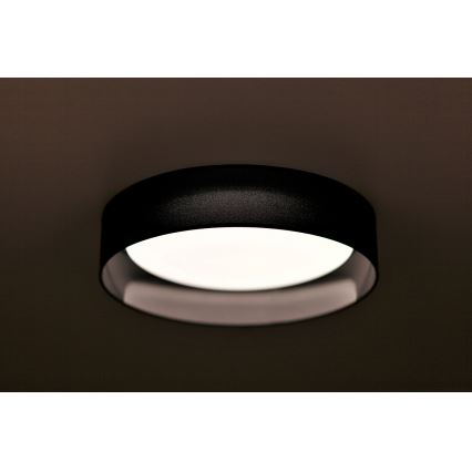 Duolla - LED-Deckenleuchte ROLLER LED/24W/230V d 45 cm schwarz