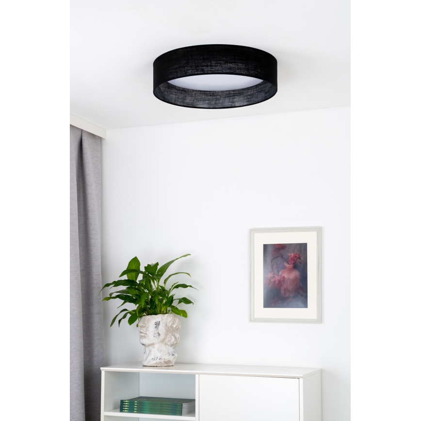 Duolla - LED-Deckenleuchte ROLLER LED/24W/230V d 45 cm schwarz