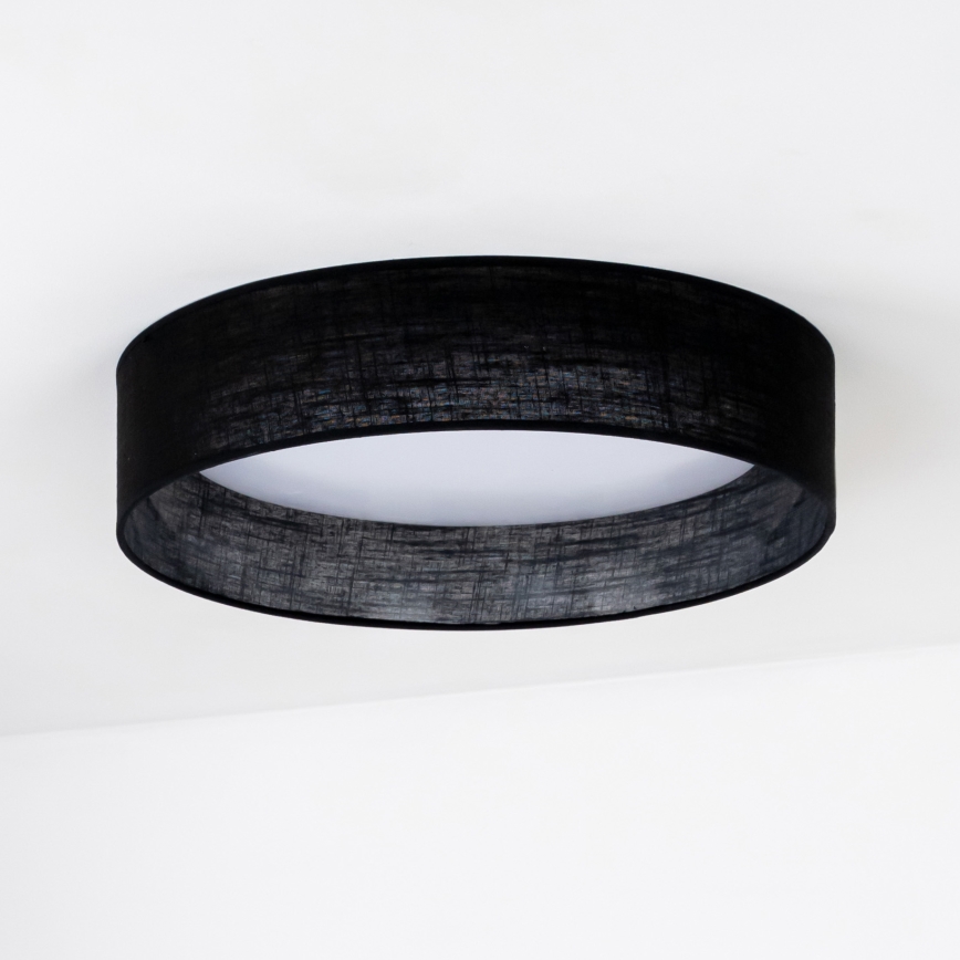 Duolla - LED-Deckenleuchte ROLLER LED/24W/230V d 45 cm schwarz