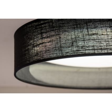 Duolla - LED-Deckenleuchte ROLLER LED/24W/230V d 45 cm schwarz