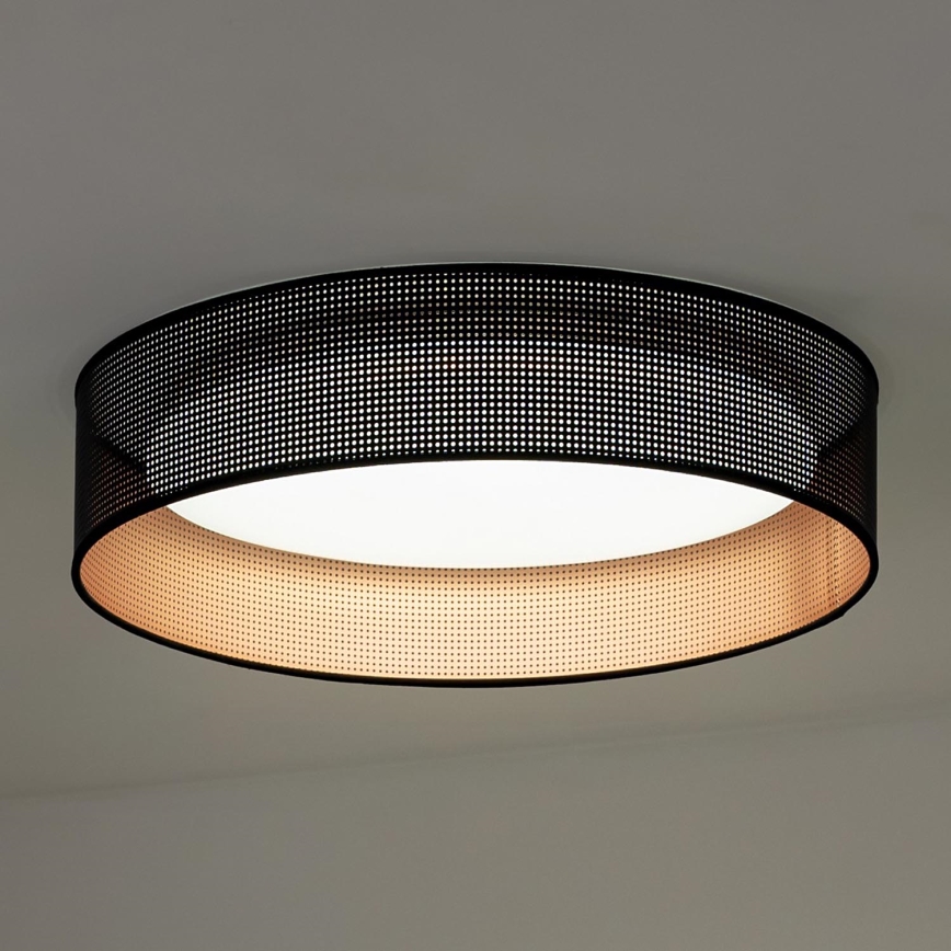 Duolla - LED-Deckenleuchte ROLLER LED/24W/230V d 45 cm schwarz/kupfern