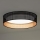Duolla - LED-Deckenleuchte ROLLER LED/24W/230V d 45 cm schwarz/kupfern