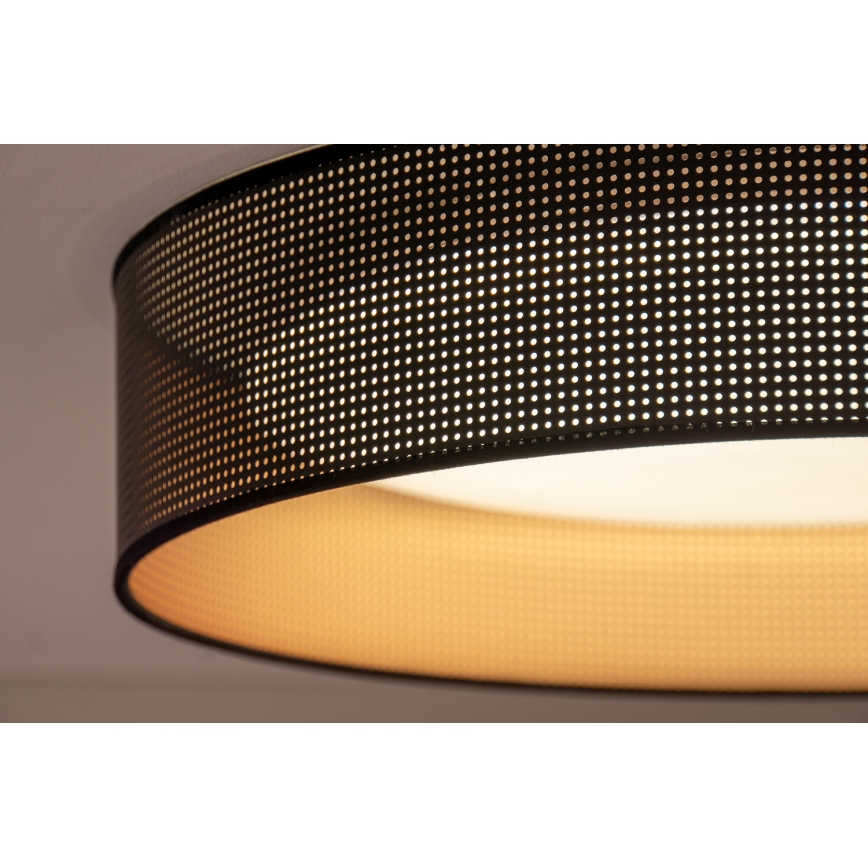 Duolla - LED-Deckenleuchte ROLLER LED/24W/230V d 45 cm schwarz/kupfern
