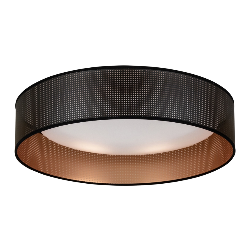 Duolla - LED-Deckenleuchte ROLLER LED/24W/230V d 45 cm schwarz/kupfern