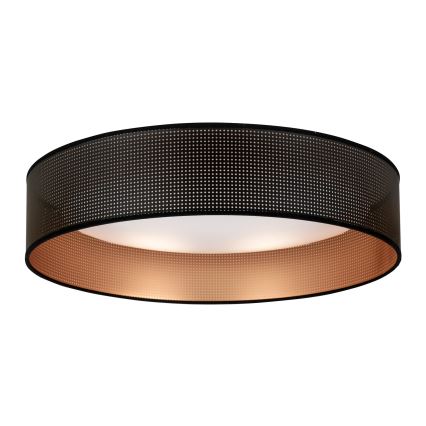 Duolla - LED-Deckenleuchte ROLLER LED/24W/230V d 45 cm schwarz/kupfern