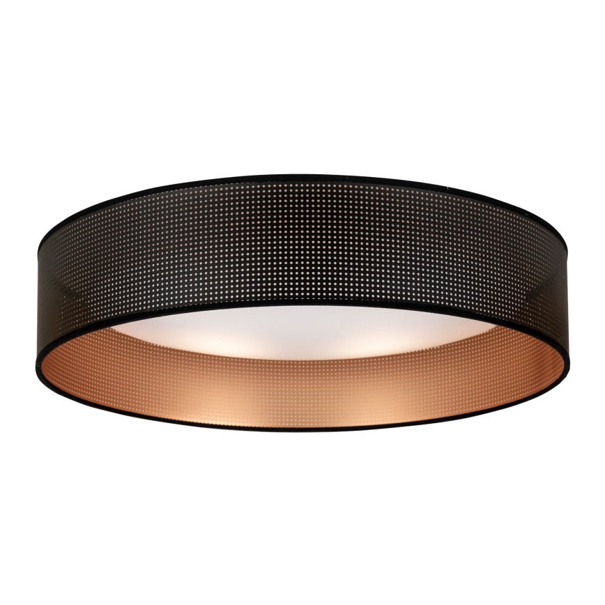 Duolla - LED-Deckenleuchte ROLLER LED/24W/230V d 45 cm schwarz/kupfern