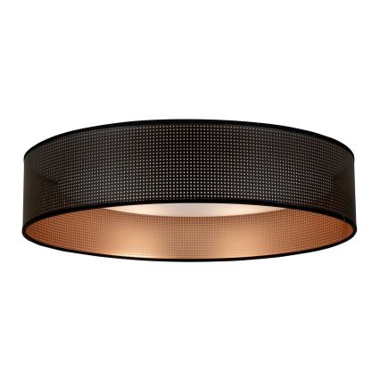 Duolla - LED-Deckenleuchte ROLLER LED/24W/230V d 45 cm schwarz/kupfern