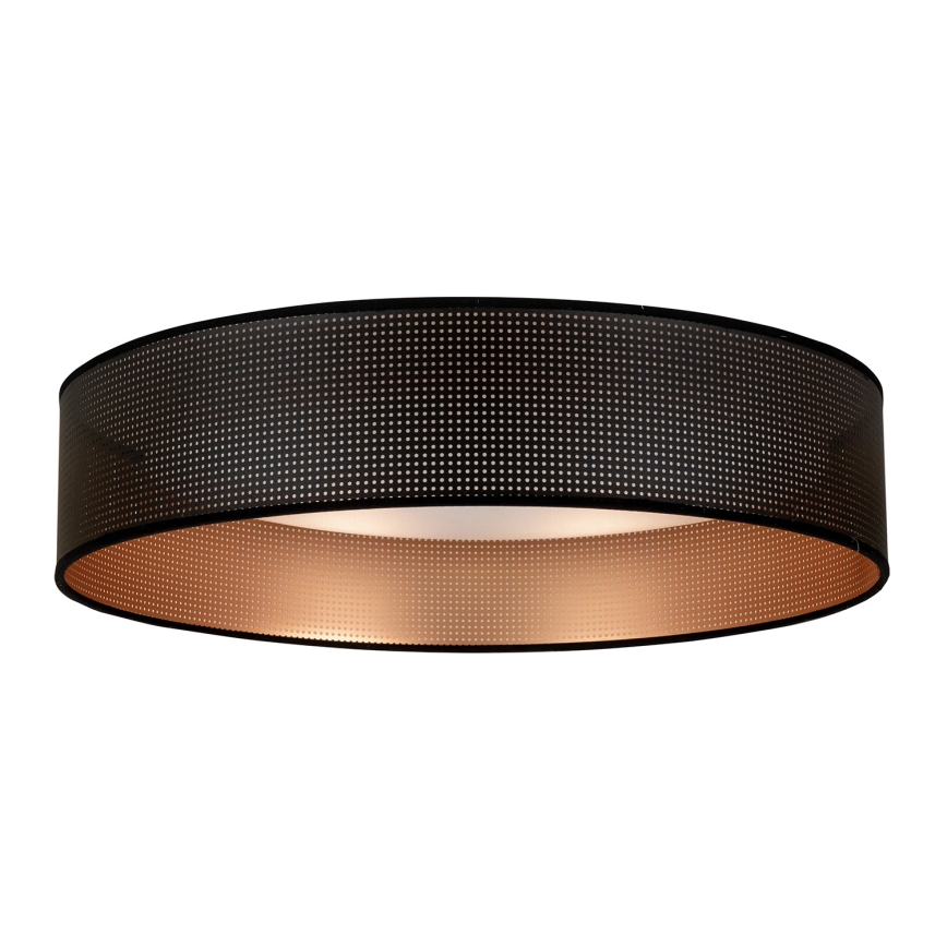 Duolla - LED-Deckenleuchte ROLLER LED/24W/230V d 45 cm schwarz/kupfern