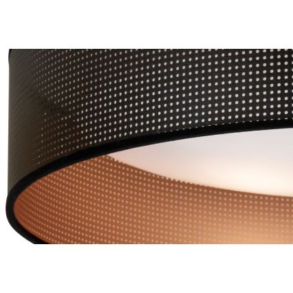 Duolla - LED-Deckenleuchte ROLLER LED/24W/230V d 45 cm schwarz/kupfern