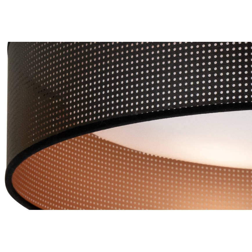 Duolla - LED-Deckenleuchte ROLLER LED/24W/230V d 45 cm schwarz/kupfern