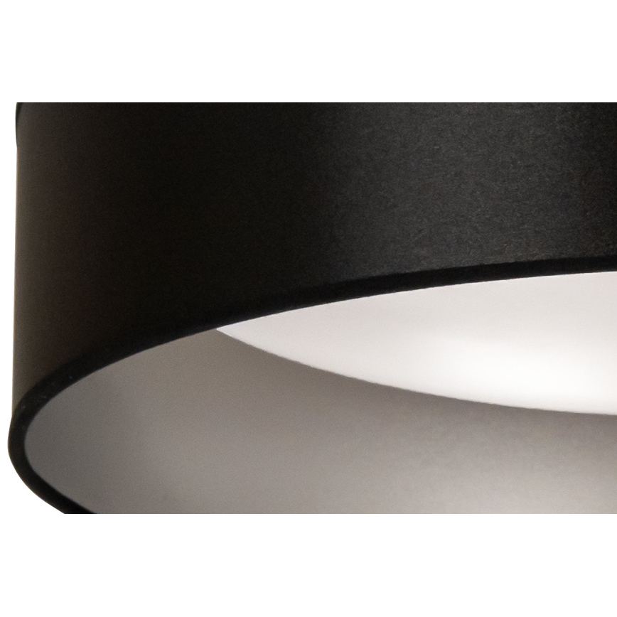 Duolla - LED-Deckenleuchte ROLLER LED/24W/230V d 45 cm schwarz/silbern