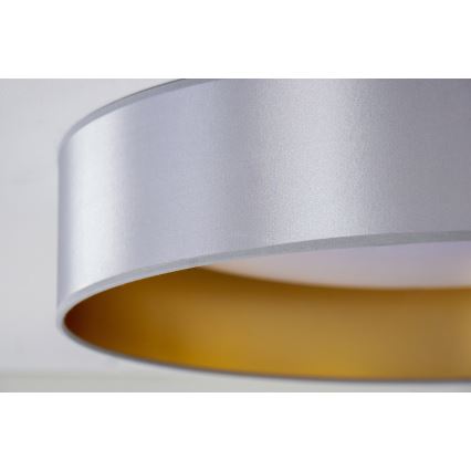 Duolla - LED-Deckenleuchte ROLLER LED/24W/230V d 45 cm silbern/golden