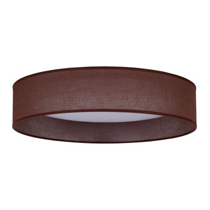Duolla - LED-Deckenleuchte ROLLER LED/24W/230V dunkel d 45 cm braun