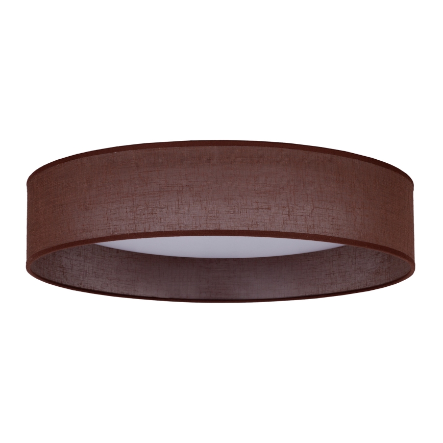 Duolla - LED-Deckenleuchte ROLLER LED/24W/230V dunkel d 45 cm braun