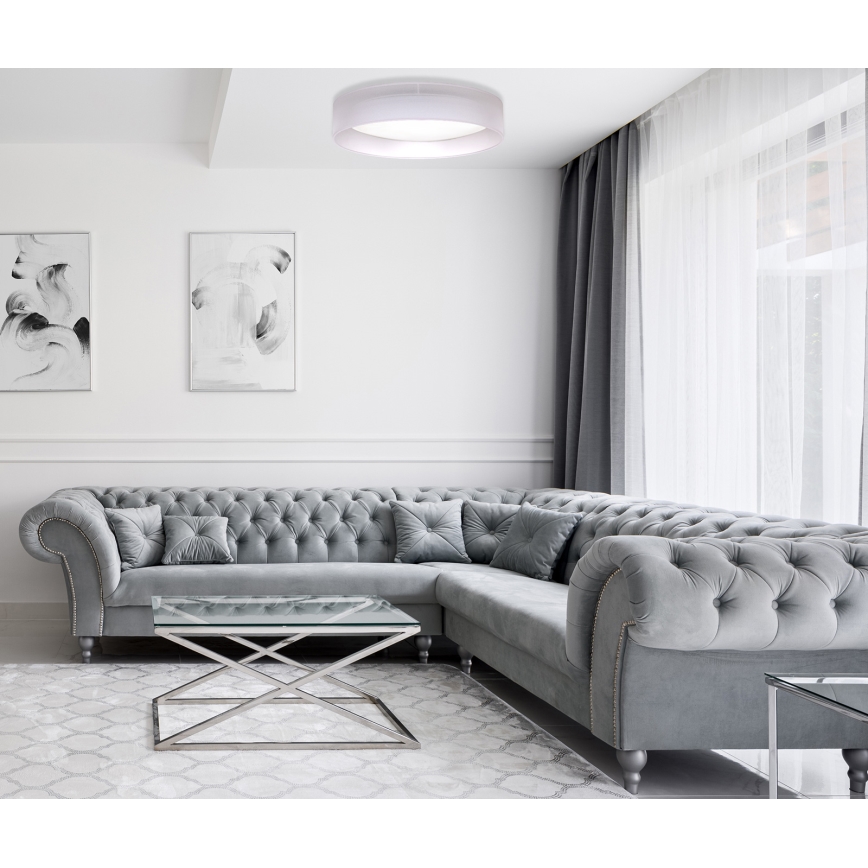 Duolla - LED-Deckenleuchte ROLLER LED/24W/230V Leuchte d 45 cm grau
