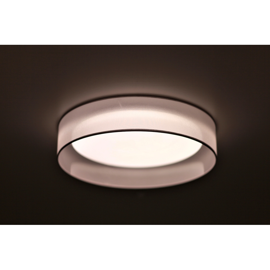 Duolla - LED-Deckenleuchte ROLLER LED/24W/230V Leuchte d 45 cm grau