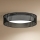 Duolla - LED-Deckenleuchte ROLLER RATTAN LED/24W/230V d 45 cm schwarz