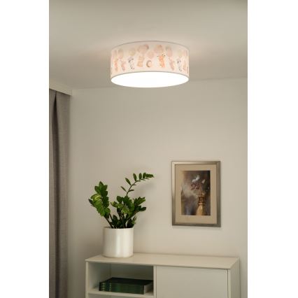 Duolla - LED Kinder-Deckenleuchte CORTINA LED/26W/230V Ø 40 cm 4000K