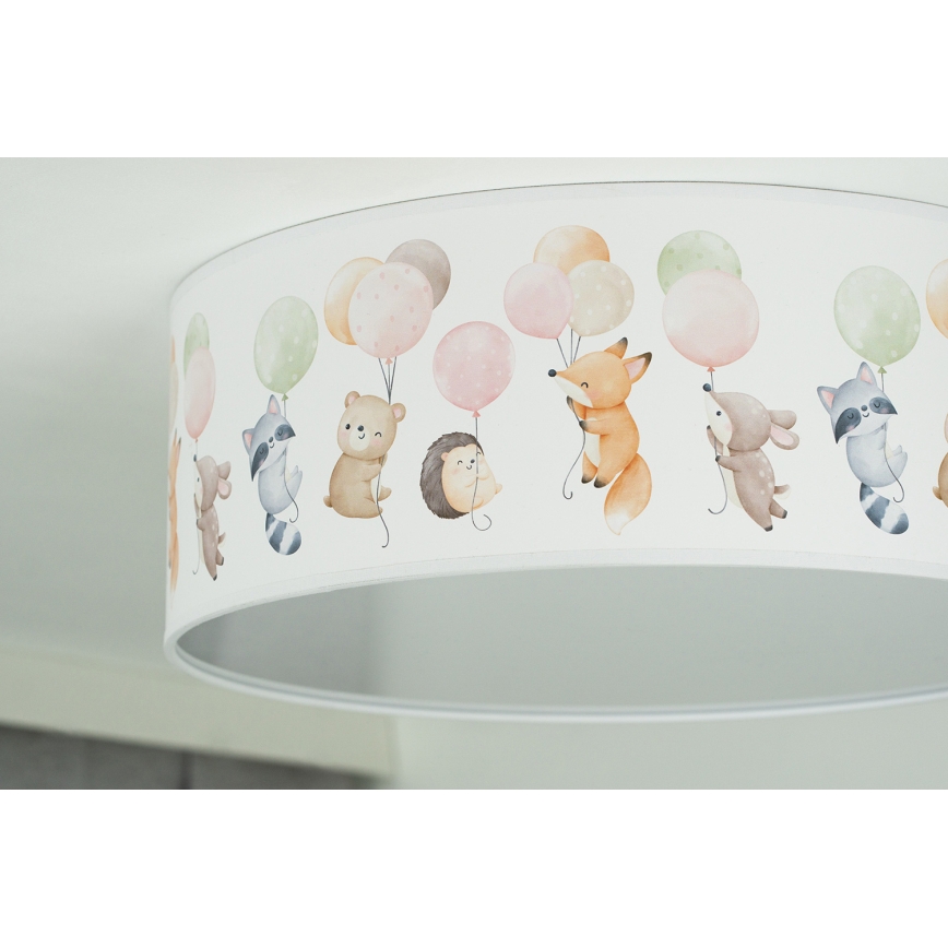 Duolla - LED Kinder-Deckenleuchte CORTINA LED/26W/230V Ø 40 cm 4000K
