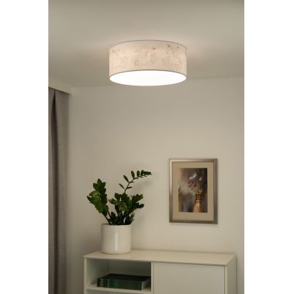 Duolla - LED Kinder-Deckenleuchte CORTINA LED/26W/230V Ø 40 cm 4000K
