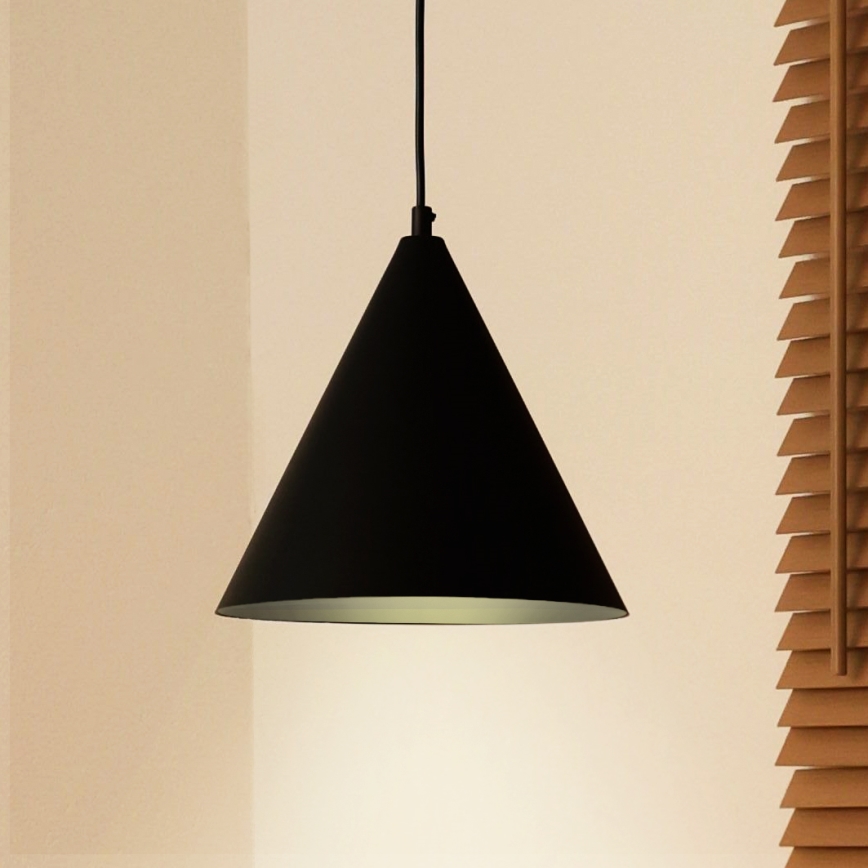 Duolla - Pendelleuchte an Kabel IRONLINE 1xG9/3W/230V Ø 25 cm schwarz