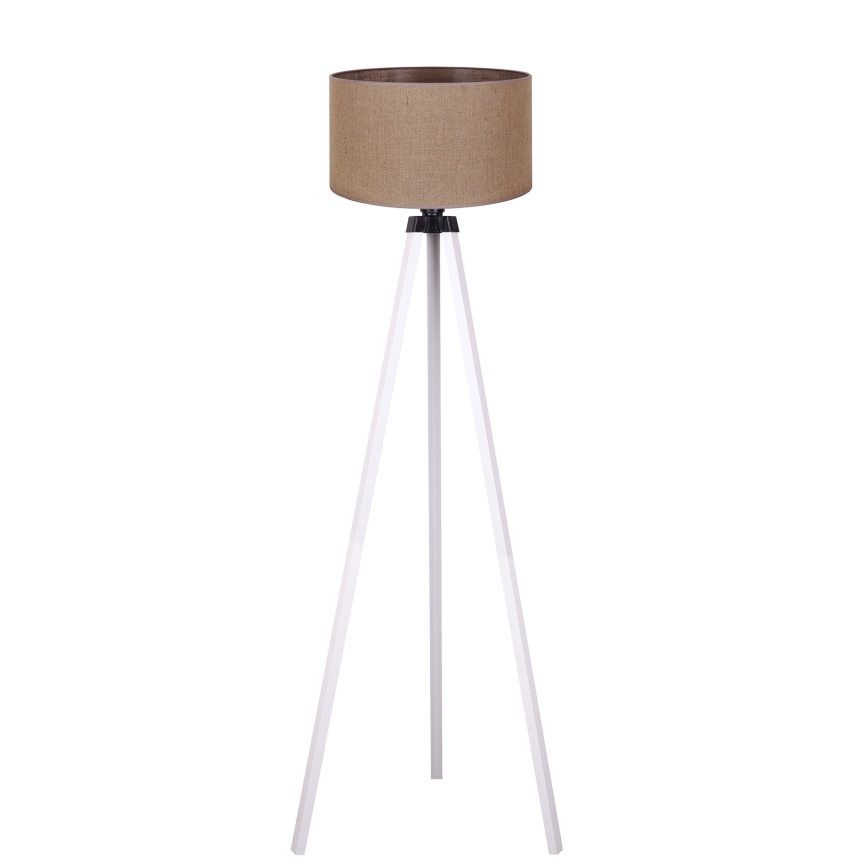 Duolla - Stehleuchte 1xE27/60W/230V d 44 cm braun/weiß