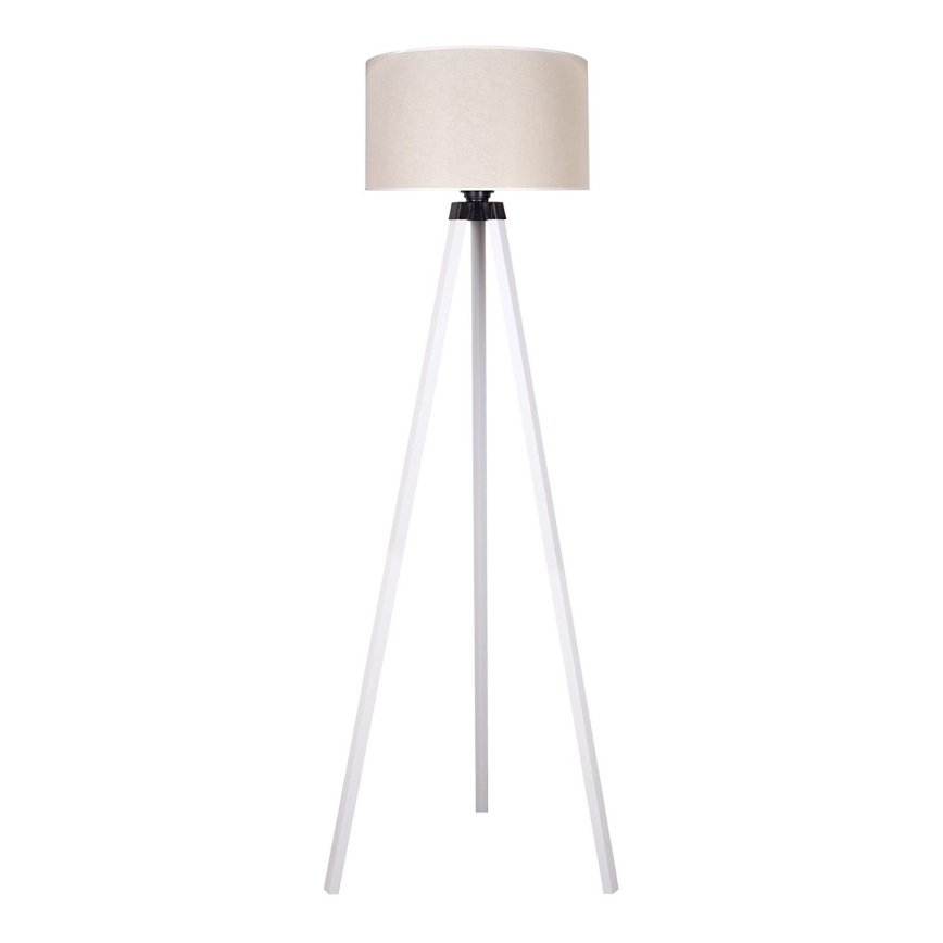 Duolla - Stehleuchte 1xE27/60W/230V d 44 cm cremefarben/weiß