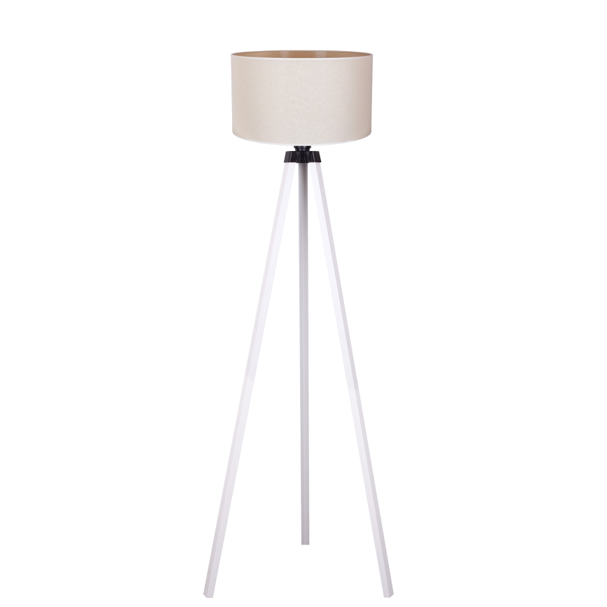 Duolla - Stehleuchte 1xE27/60W/230V d 44 cm cremefarben/weiß