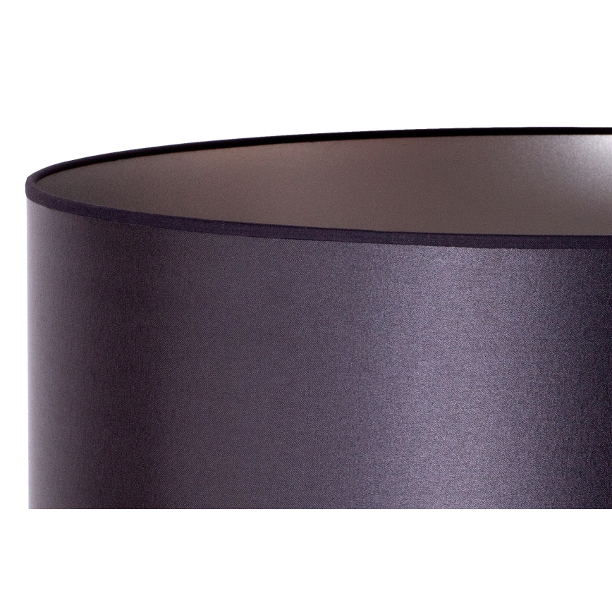 Duolla - Stehleuchte CANNES 1xE27/15W/230V d 45 cm schwarz/silbern