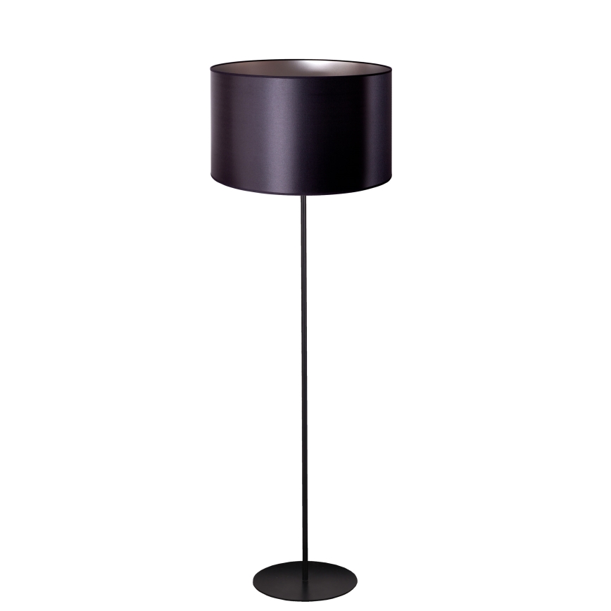 Duolla - Stehleuchte CANNES 1xE27/15W/230V d 45 cm schwarz/silbern
