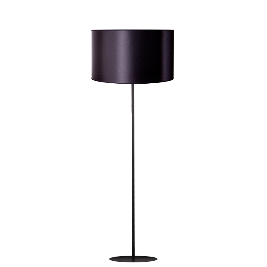 Duolla - Stehleuchte CANNES 1xE27/15W/230V d 45 cm schwarz/silbern