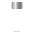 Duolla - Stehleuchte CANNES 1xE27/15W/230V d 45 cm silbern/weiß