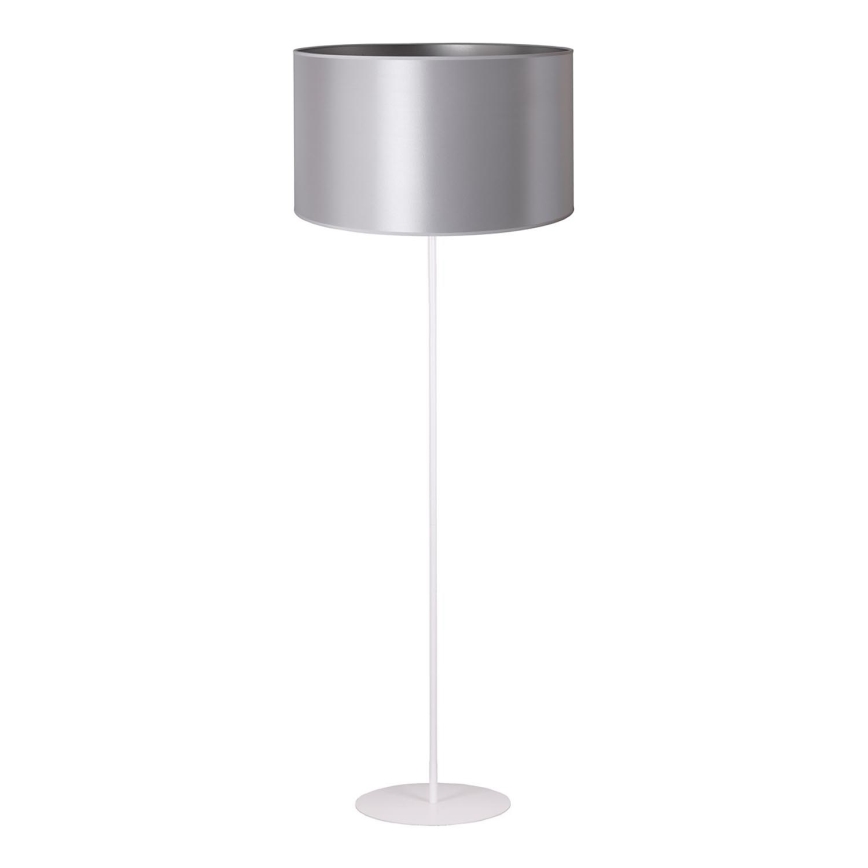 Duolla - Stehleuchte CANNES 1xE27/15W/230V d 45 cm silbern/weiß