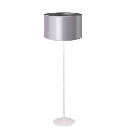 Duolla - Stehleuchte CANNES 1xE27/15W/230V d 45 cm silbern/weiß