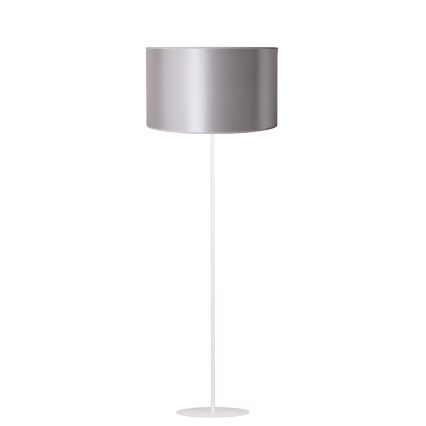 Duolla - Stehleuchte CANNES 1xE27/15W/230V d 45 cm silbern/weiß