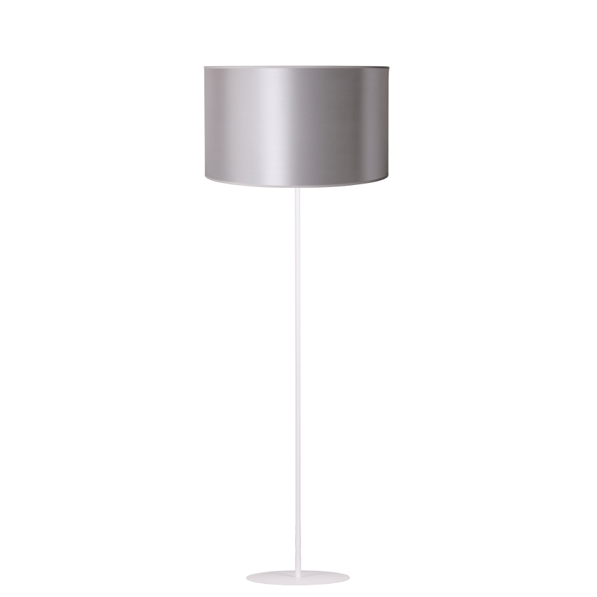 Duolla - Stehleuchte CANNES 1xE27/15W/230V d 45 cm silbern/weiß