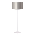 Duolla - Stehleuchte CANNES 1xE27/15W/230V d 45 cm silbern/weiß
