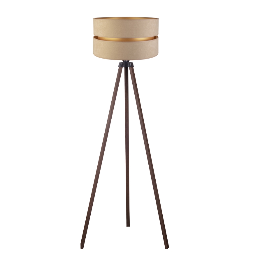 Duolla - Stehleuchte DUO 1xE27/60W/230V d 44 cm beige/braun