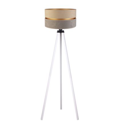 Duolla - Stehleuchte DUO 1xE27/60W/230V d 44 cm beige/grau/weiß