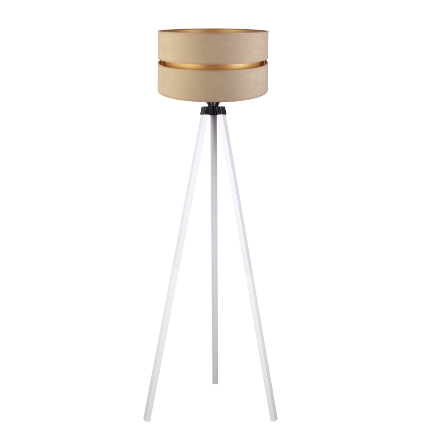 Duolla - Stehleuchte DUO 1xE27/60W/230V d 44 cm beige/weiß