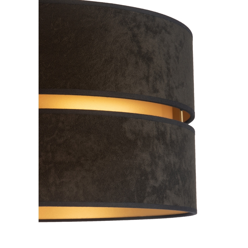 Duolla - Stehleuchte DUO 1xE27/60W/230V d 44 cm schwarz/braun