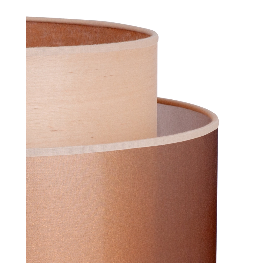 Duolla - Stehleuchte WOOD BOHO 1xE27/15W/230V d 45 cm kupfern/braun/beige