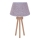 Duolla - Tischleuchte BOUCLE 1xE27/15W/230V d 28 cm grau/Holz