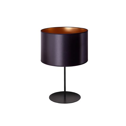 Duolla - Tischleuchte CANNES 1xE14/15W/230V d 20 cm schwarz/kupfern