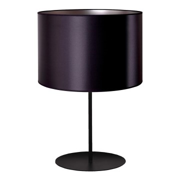 Duolla - Tischleuchte CANNES 1xE14/15W/230V d 20 cm schwarz/silbern