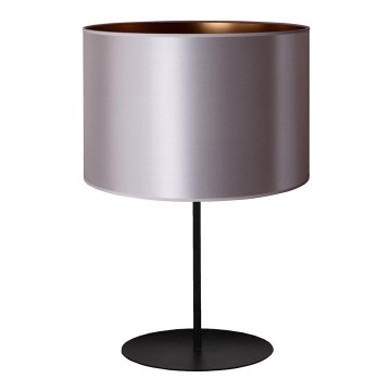 Duolla - Tischleuchte CANNES 1xE14/15W/230V d 20 cm silbern/kupfern/schwarz