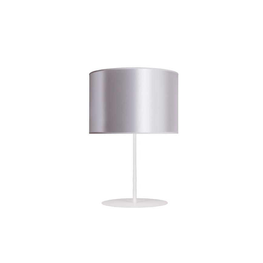 Duolla - Tischleuchte CANNES 1xE14/15W/230V d 20 cm silbern/kupfern/weiß